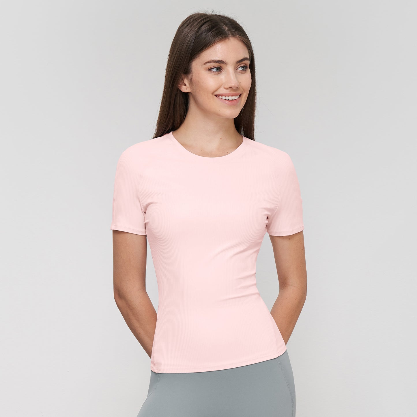 This Vesta Women's O Neck Ribbed Slim Tank Top from our Nuls Fabric Series is made from 78%Nylon+22%Spandex and weighs 220g Exercise. Its suitable for low-intensity workouts and casual or lounge wear.