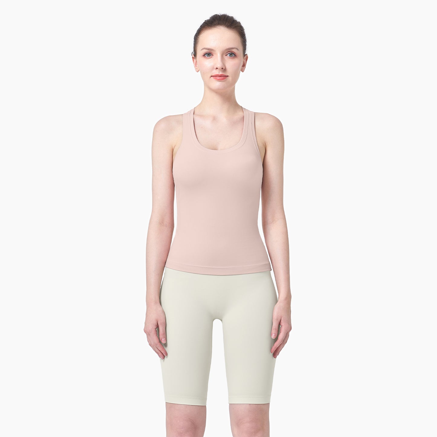 Vaela Women's U Neck Racer Back Tank Top