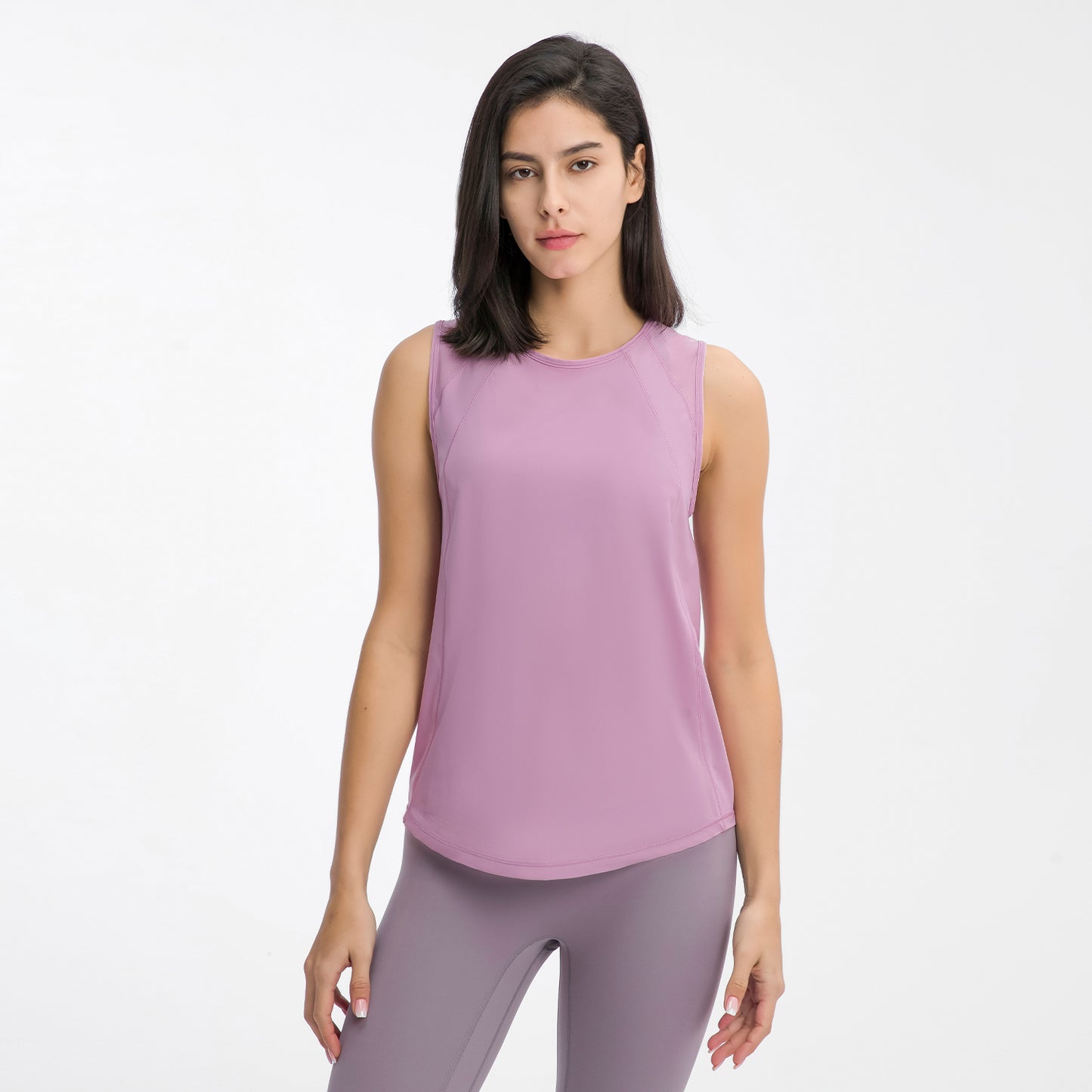 Women's Sports Vests & Yoga Tank Tops - Hollow Mesh Out Back. This super comfortable tank top is made from nylon and spandex breathable materials that are durable, quick-dry and have great stretchable abilities giving you a comfortable and flexible feel. Its suitable for jogging, yoga, gym and is comfortable for leisure wear.