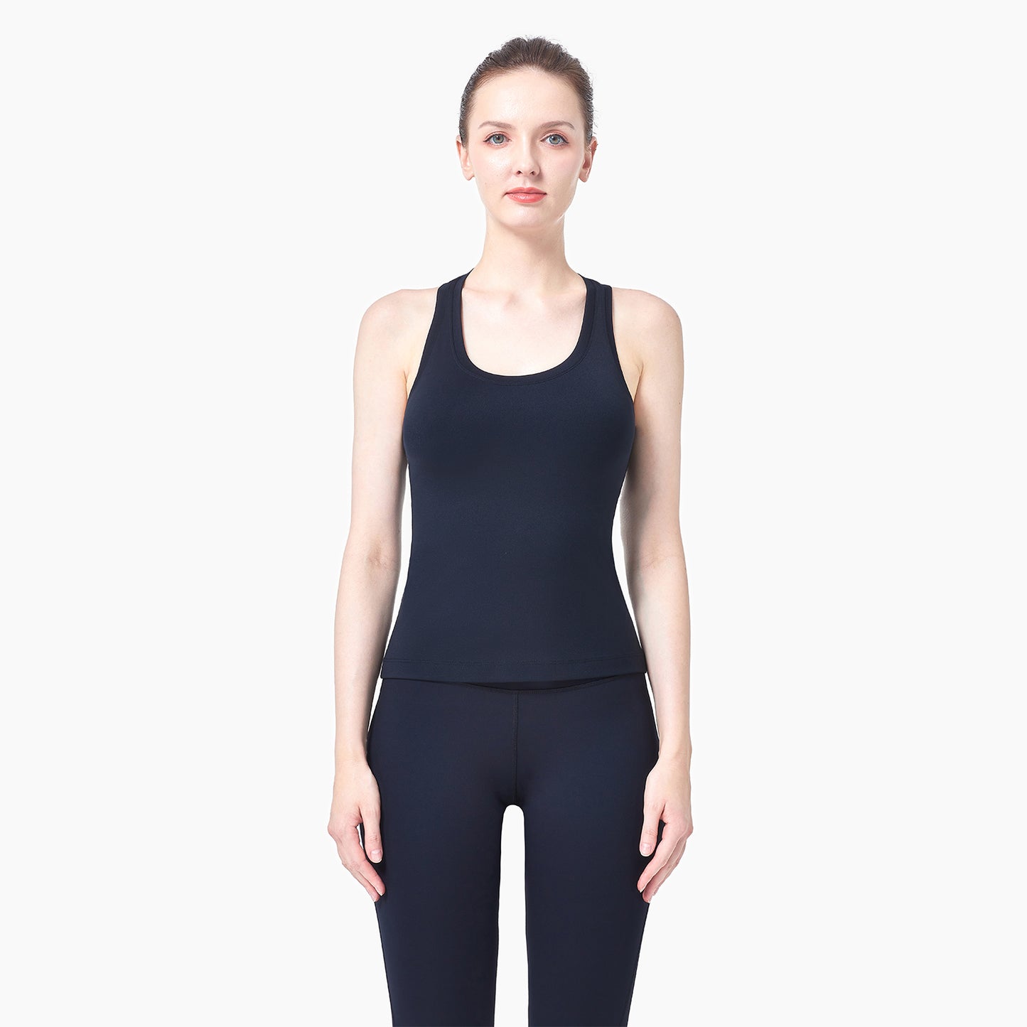 Vaela Women's U Neck Racer Back Tank Top