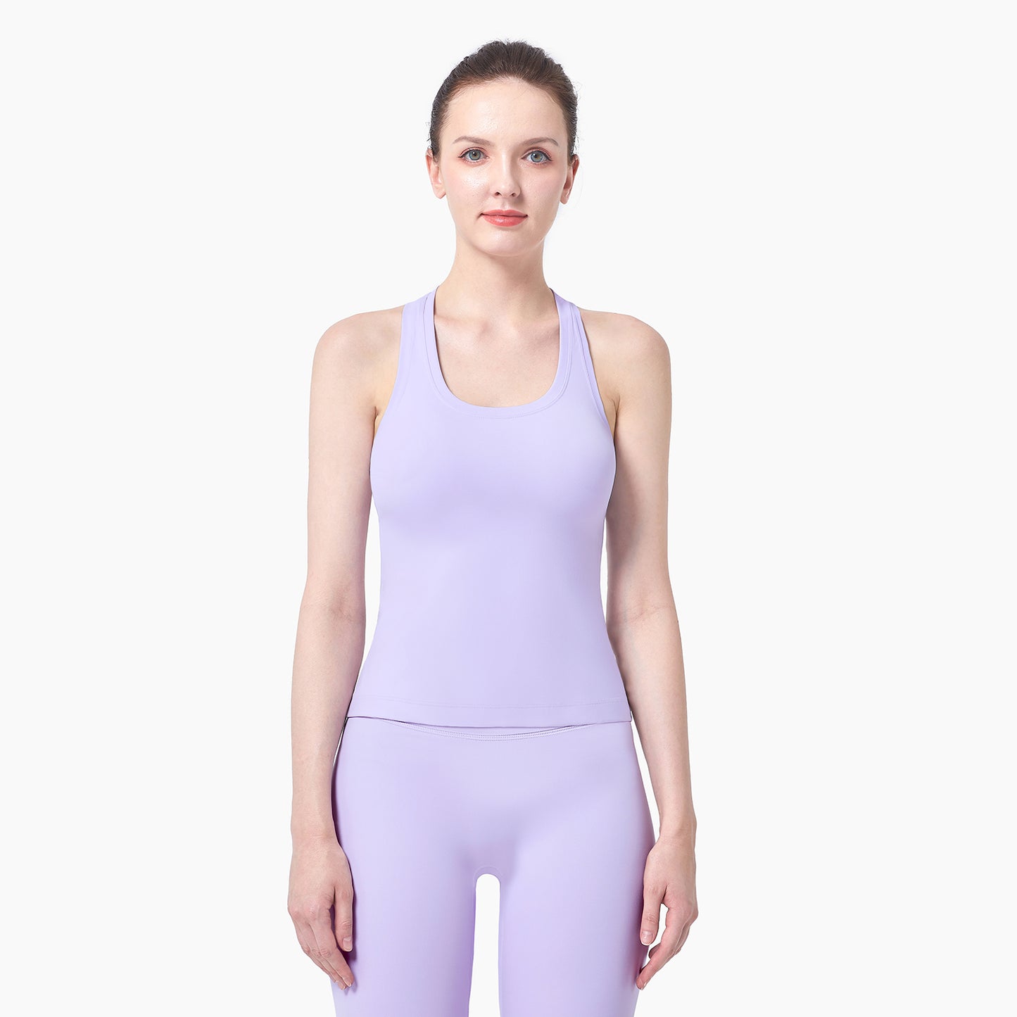 Vaela Women's U Neck Racer Back Tank Top