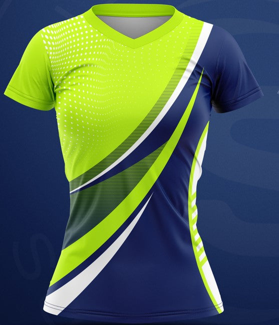 Girls V- Neck Club Shirt