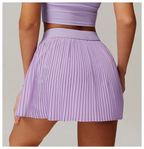 Vaela High-Rise Pleated Tennis Skirt