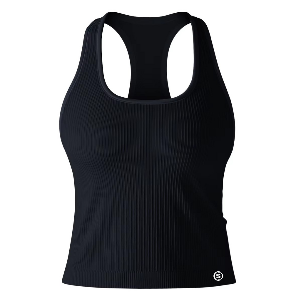Vaela U Neck RibbedTank Top