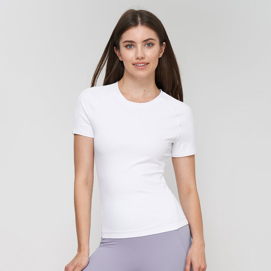 This Vesta Women's O Neck Ribbed Slim Tank Top from our Nuls Fabric Series is made from 78%Nylon+22%Spandex and weighs 220g Exercise. Its suitable for low-intensity workouts and casual or lounge wear. 