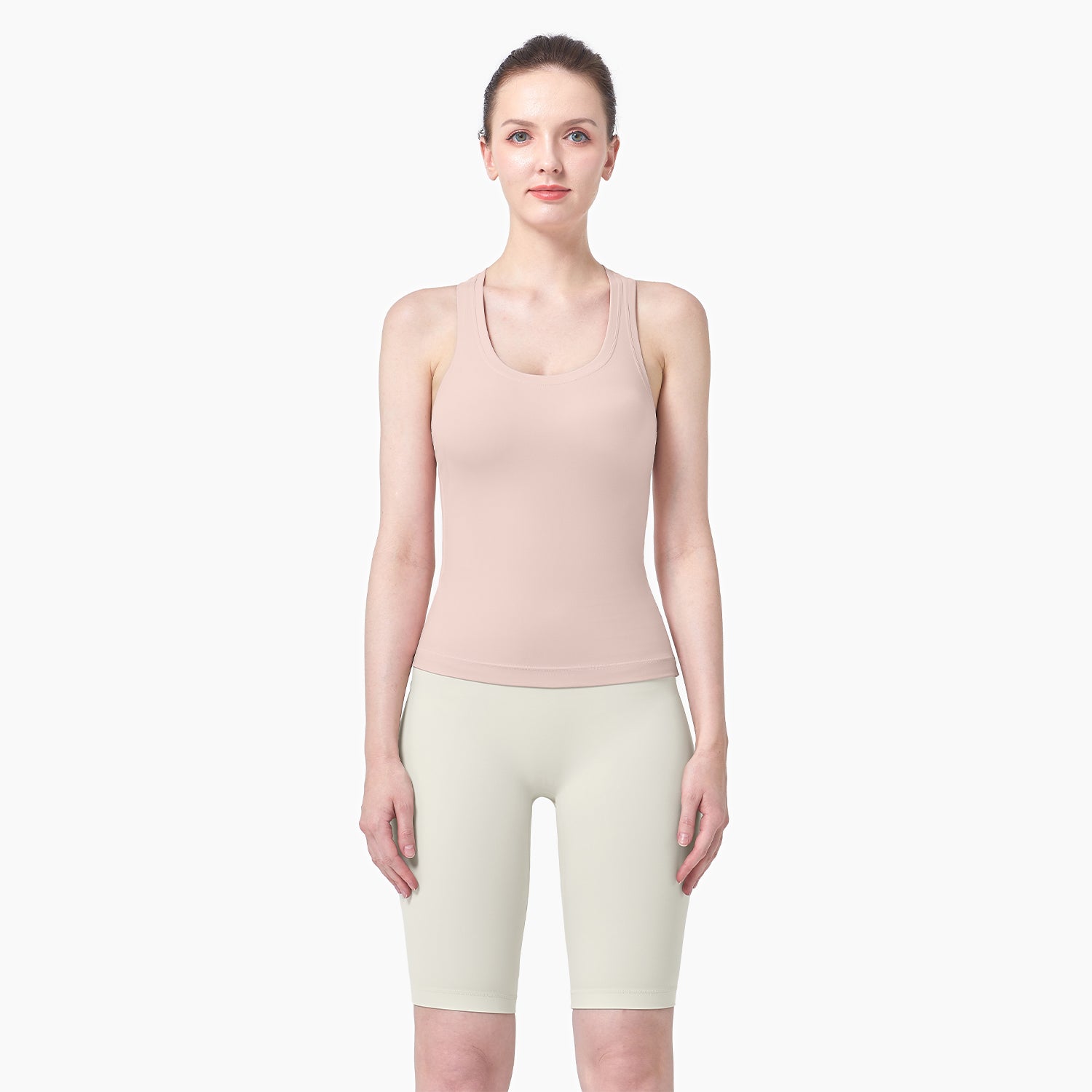 Vaela Women's U Neck Racer Back Tank Top