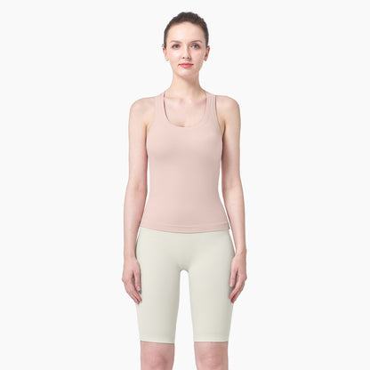 Vaela Women's U Neck Racer Back Tank Top