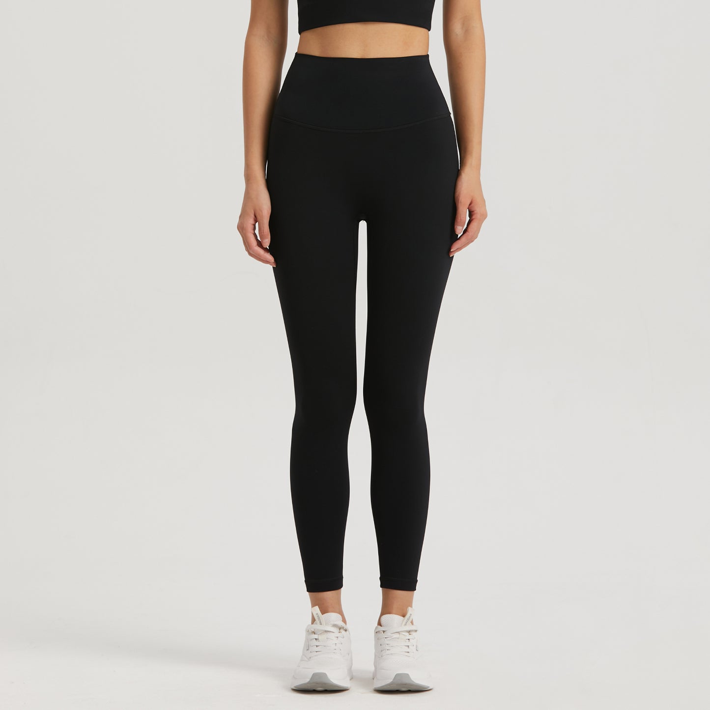 This Women's Anti Rolling Sports Pants with Pockets High Waist Fitness Yoga Leggings is made from 80%Nylon+20%Lycra®fiber Fabric Grams 220g Nuls Lycra Series Light, soft and four-way stretch. The skin-friendly nude fabric feels like a second skin. 