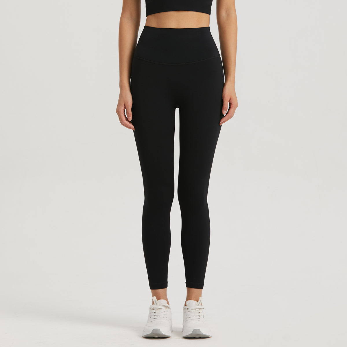 This Women's Anti Rolling Sports Pants with Pockets High Waist Fitness Yoga Leggings is made from 80%Nylon+20%Lycra®fiber Fabric Grams 220g Nuls Lycra Series Light, soft and four-way stretch. The skin-friendly nude fabric feels like a second skin. 