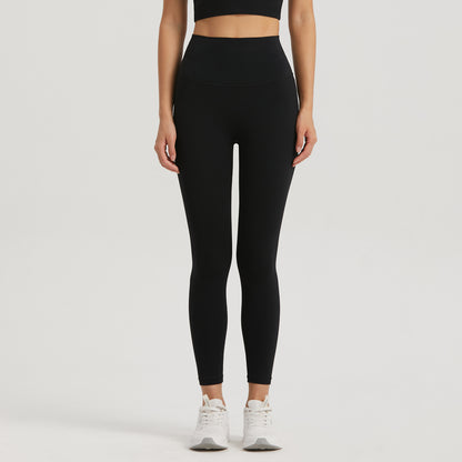 This Women's Anti Rolling Sports Pants with Pockets High Waist Fitness Yoga Leggings is made from 80%Nylon+20%Lycra®fiber Fabric Grams 220g Nuls Lycra Series Light, soft and four-way stretch. The skin-friendly nude fabric feels like a second skin. 