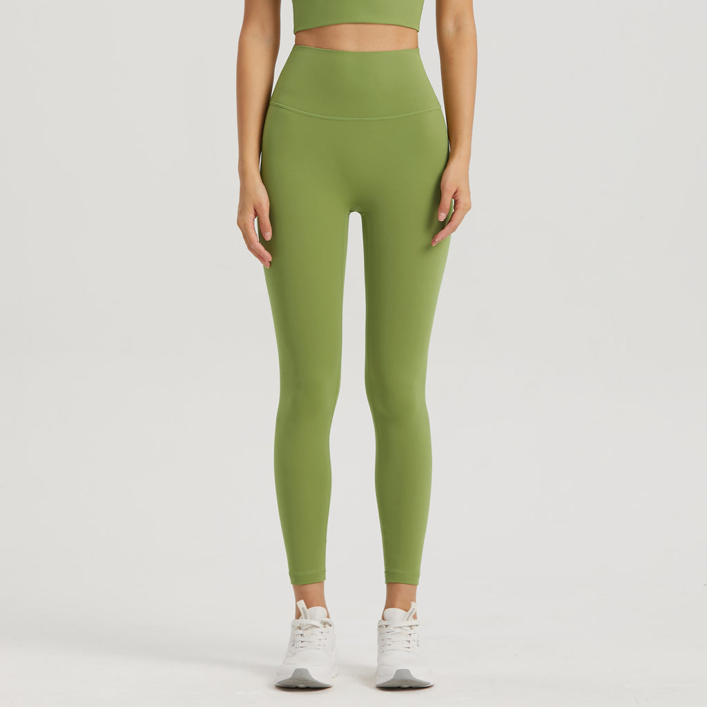 This Women's Anti Rolling Sports Pants with Pockets High Waist Fitness Yoga Leggings is made from 80%Nylon+20%Lycra®fiber Fabric Grams 220g Nuls Lycra Series Light, soft and four-way stretch. The skin-friendly nude fabric feels like a second skin. 
