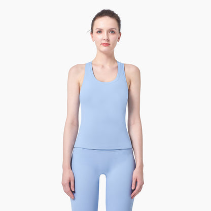 Vaela Women's U Neck Racer Back Tank Top