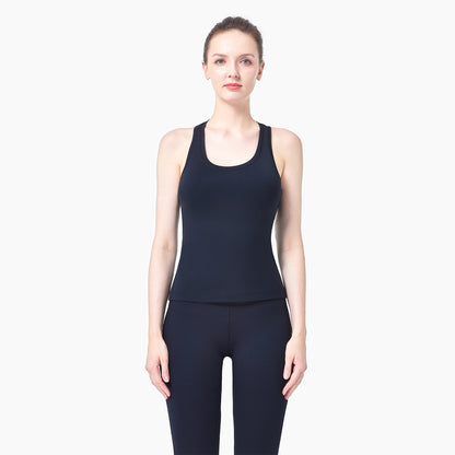 Vaela Women's U Neck Racer Back Tank Top